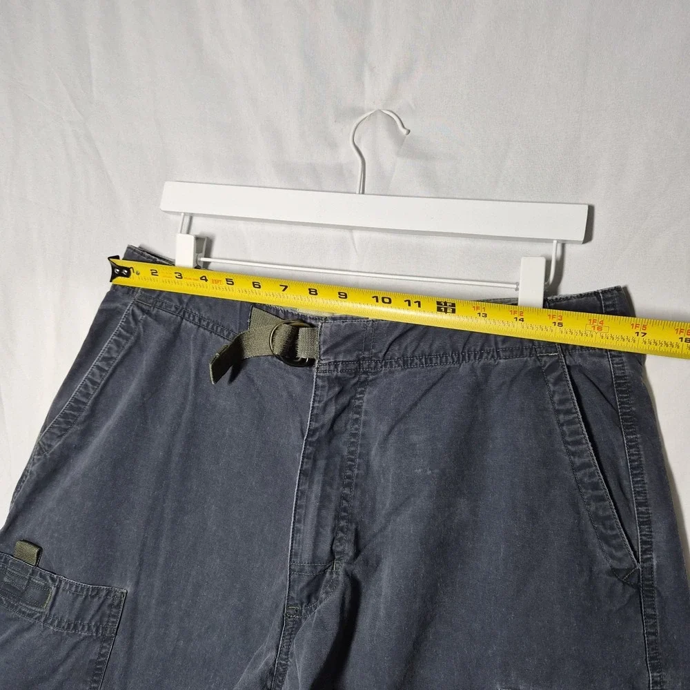 Vintage American Eagle Cargo Shorts Men's Size 33 Faded Navy Blue